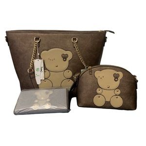 Fashion Bear 3-in-1 Satchel Set